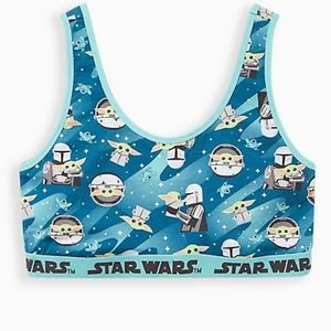Torrid Star Wars Mandalorian The Child Baby Yoda Bralette Sz 1